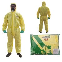 卸売り　防静電気　防化学品防護服　労働保護用品 防化学品・防塵黄色連体服
